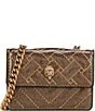 Kurt Geiger London Micro Gold Kensington Crossbody Bag, Color:Gold - Image 1