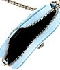Kurt Geiger London Micro Heart Crossbody Bag, Color:Blue - Image 3