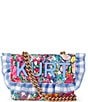 Kurt Geiger London Micro Kensington Floral Ruffle Gingham Kurt Crossbody Bag - Image 1