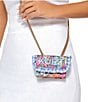 Kurt Geiger London Micro Kensington Floral Ruffle Gingham Kurt Crossbody Bag - Image 2
