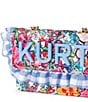 Kurt Geiger London Micro Kensington Floral Ruffle Gingham Kurt Crossbody Bag - Image 5