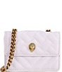 Color:Lilac - Image 1 - Micro Kensington Quilted Crossbody Bag