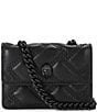 Kurt Geiger London Micro Kensington Triple Stiched Quilted Chain Crossbody Bag - Image 1