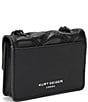 Kurt Geiger London Micro Kensington Triple Stiched Quilted Chain Crossbody Bag - Image 3