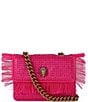 Kurt Geiger London Micro Kensington Rhinestone Fringe Crossbody Bag - Image 1