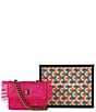 Kurt Geiger London Micro Kensington Rhinestone Fringe Crossbody Bag - Image 6