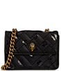 Kurt Geiger London Micro Kensington Tonal Dot Crossbody Bag, Color:Black/Comb - Image 1