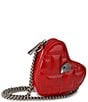 Kurt Geiger London Micro Quilted Silver Heart Crossbody Bag - Image 2