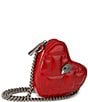 Kurt Geiger London Micro Quilted Silver Heart Crossbody Bag - Image 3