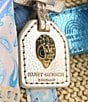 Kurt Geiger London Micro Southbank Raffia Scarf Tote Bag, Color:Beige - Image 4