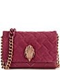 Kurt Geiger London Mini Kensington Crossbody Bag, Color:Dark Red - Image 1