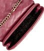 Kurt Geiger London Mini Kensington Crossbody Bag, Color:Dark Red - Image 3