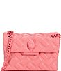 Color:Pink - Image 1 - Mini Kensington Monochromatic Pink Drench Crossbody Bag