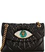 Kurt Geiger London Mini Kensington Eye Crossbody Bag, Color:Black - Image 1