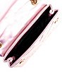 Color:Light Pastel Pink - Image 3 - Mini Kensington Eye Lambskin Pink Metallic Quilted Leather Crossbody Bag