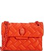 Color:Orange - Image 1 - Mini Kensington Monochromatic Neon Orange Drench Crossbody Bag