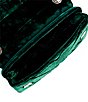 Color:Green - Image 3 - Mini Kensington Velvet Eye Crossbody Bag