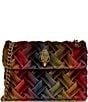 Kurt Geiger London Mini Kensington Velvet Woven Crossbody Bag, Color:Multi - Image 1