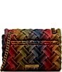 Kurt Geiger London Mini Kensington Velvet Woven Crossbody Bag, Color:Multi - Image 2