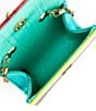 Color:Green - Image 3 - Mini Neon Glitter Party Clutch Crossbody Bag