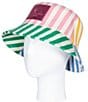 Color:Rainbow - Image 5 - Mixed Stripe Bucket Hat