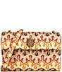 Kurt Geiger London Multi Colored Woven Medium Kensington Crossbody Bag, Color:Beige - Image 1