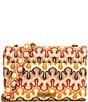 Kurt Geiger London Multi Colored Woven Medium Kensington Crossbody Bag, Color:Beige - Image 2