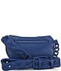 Color:Navy - Image 2 - Navy Drench Quilted Small Belt Bag