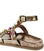 Kurt Geiger London Octavia Flexi Gemstone Gladiator Leather Flat Sandals