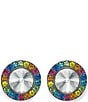 Kurt Geiger London Octavia Gemstone Statement Stud Earrings, Color:Multi - Image 1