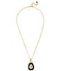Kurt Geiger London Ophelia Eagle Stone Short Pendant Necklace - Image 2