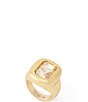 Kurt Geiger London Ophelia Stone Statement Cocktail Ring - Image 1