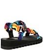 Color:Multi - Image 2 - Orion Low Wedge Platform Sandals
