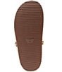 Color:Bronze - Image 6 - Orson Crystal Leather Oversized Studded Jewel Slide Sandals