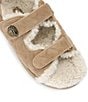 Color:Beige - Image 4 - Orson Teddy Quilted Shearling Sandals