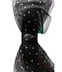 Color:Black - Image 2 - Oversized Mesh Bow Crystal Headband