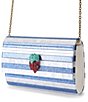 Kurt Geiger London Party Eagle Strawberry Clutch, Color:Blue - Image 3