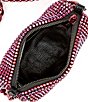 Kurt Geiger London Party Rhinestone Pouchette Shoulder Bag, Color:Purple - Image 3