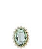 Kurt Geiger London Pearl Oval Stone Cocktail Ring - Image 2