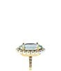 Kurt Geiger London Pearl Oval Stone Cocktail Ring - Image 3