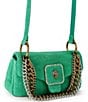 Kurt Geiger London Pimlico Suede Croc Chain Shoulder Crossbody Bag - Image 2