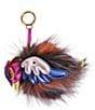 Kurt Geiger London Pom Pom Faux Fur Bag Charm, Color:Multi - Image 2