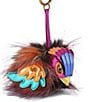 Kurt Geiger London Pom Pom Faux Fur Bag Charm, Color:Multi - Image 3