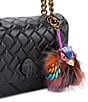 Kurt Geiger London Pom Pom Faux Fur Bag Charm, Color:Multi - Image 5
