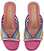Kurt Geiger London Rainbow Crystal Strap Flat Mule Sandals - Image 2