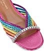 Kurt Geiger London Rainbow Crystal Strap Flat Mule Sandals - Image 3
