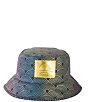Color:Black - Image 1 - Rainbow Print Bucket Hat