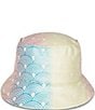 Color:Natural - Image 2 - Rainbow Print Bucket Hat