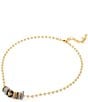 Kurt Geiger London Rainbow Rondelle Charm Collar Necklace - Image 2