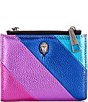 Color:Multi - Image 1 - Rainbow Stripe Mini Bifold Wallet